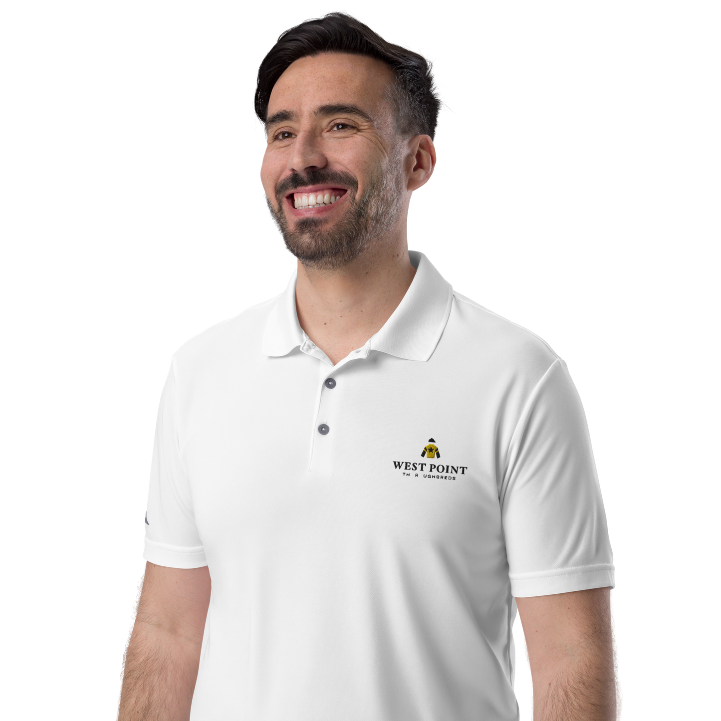 Men's White Polo