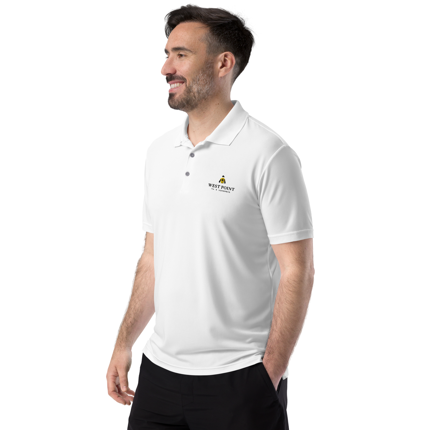 Men's White Polo