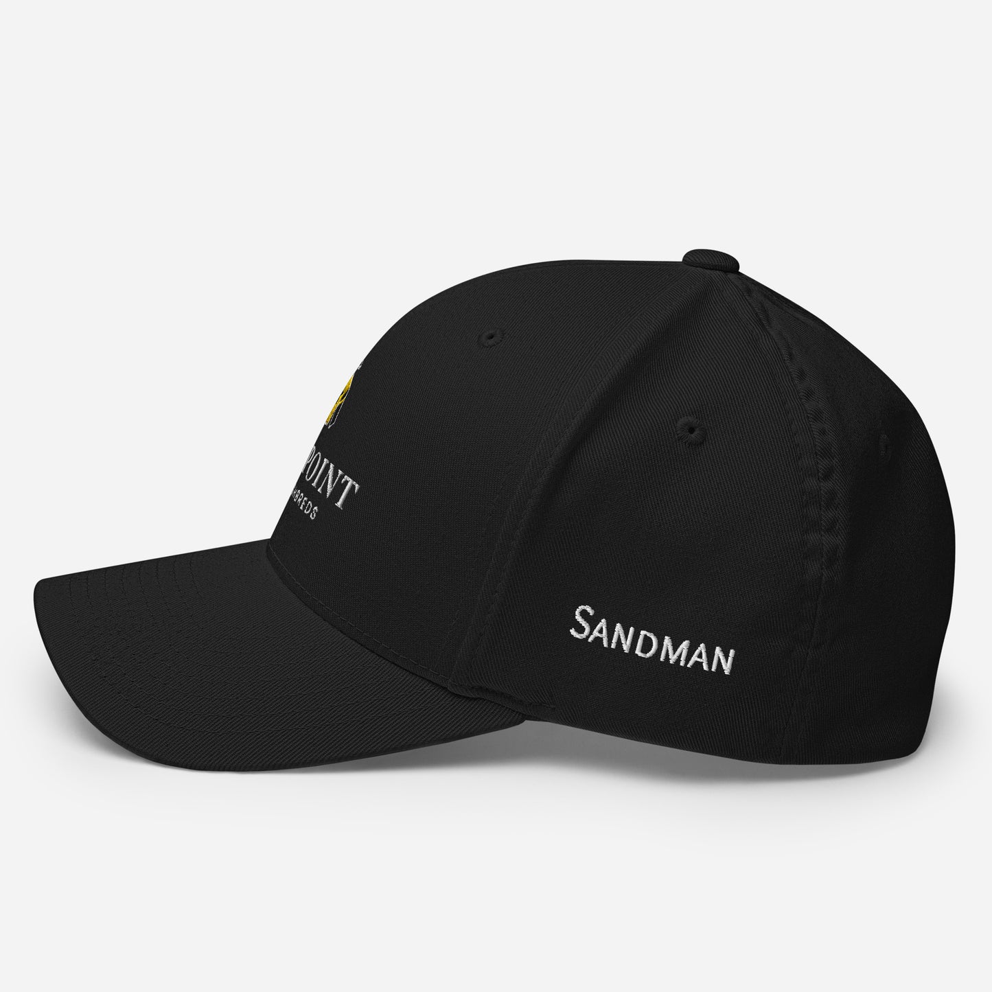 Sandman horse hat official black side view
