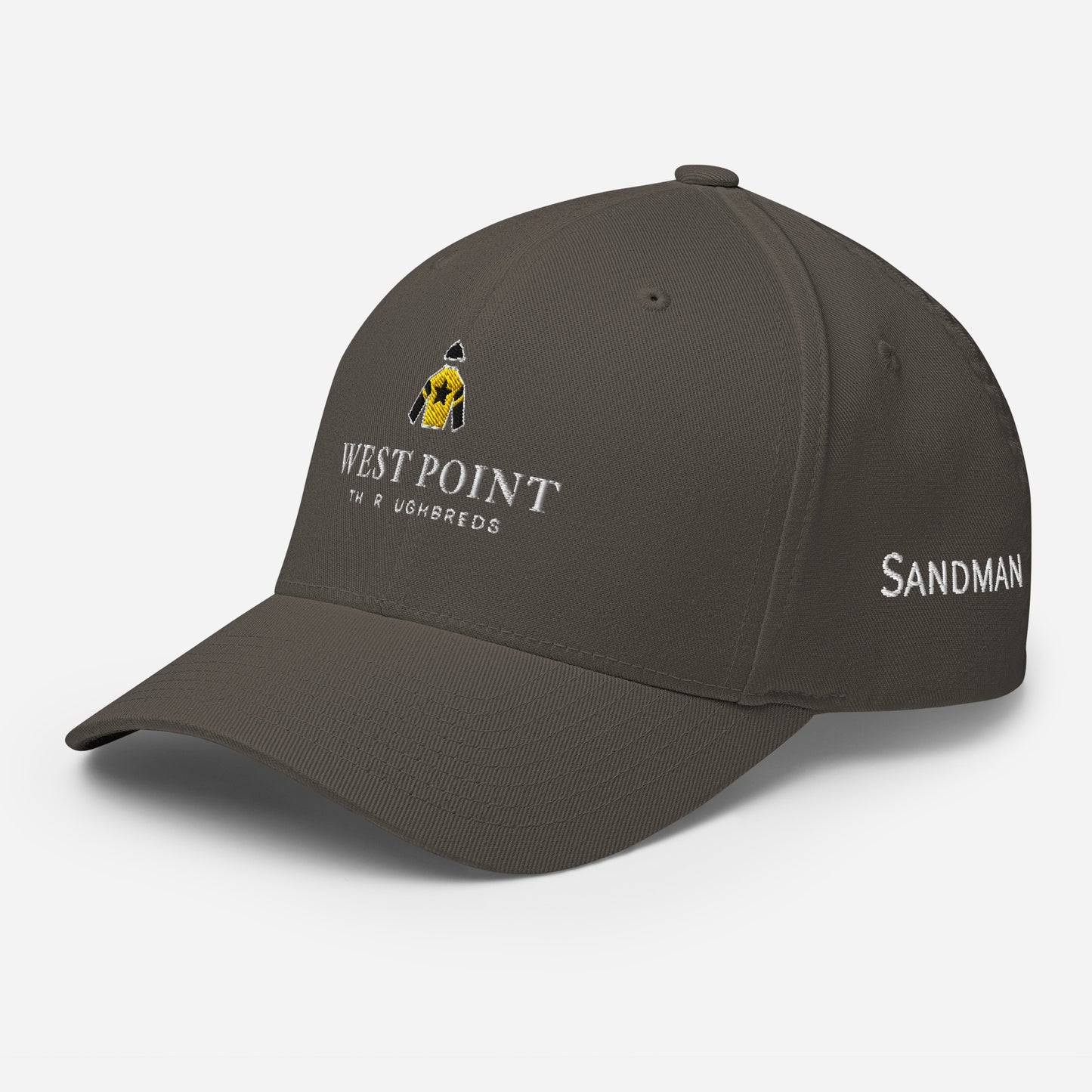 Sandman horse hat official dark grey side