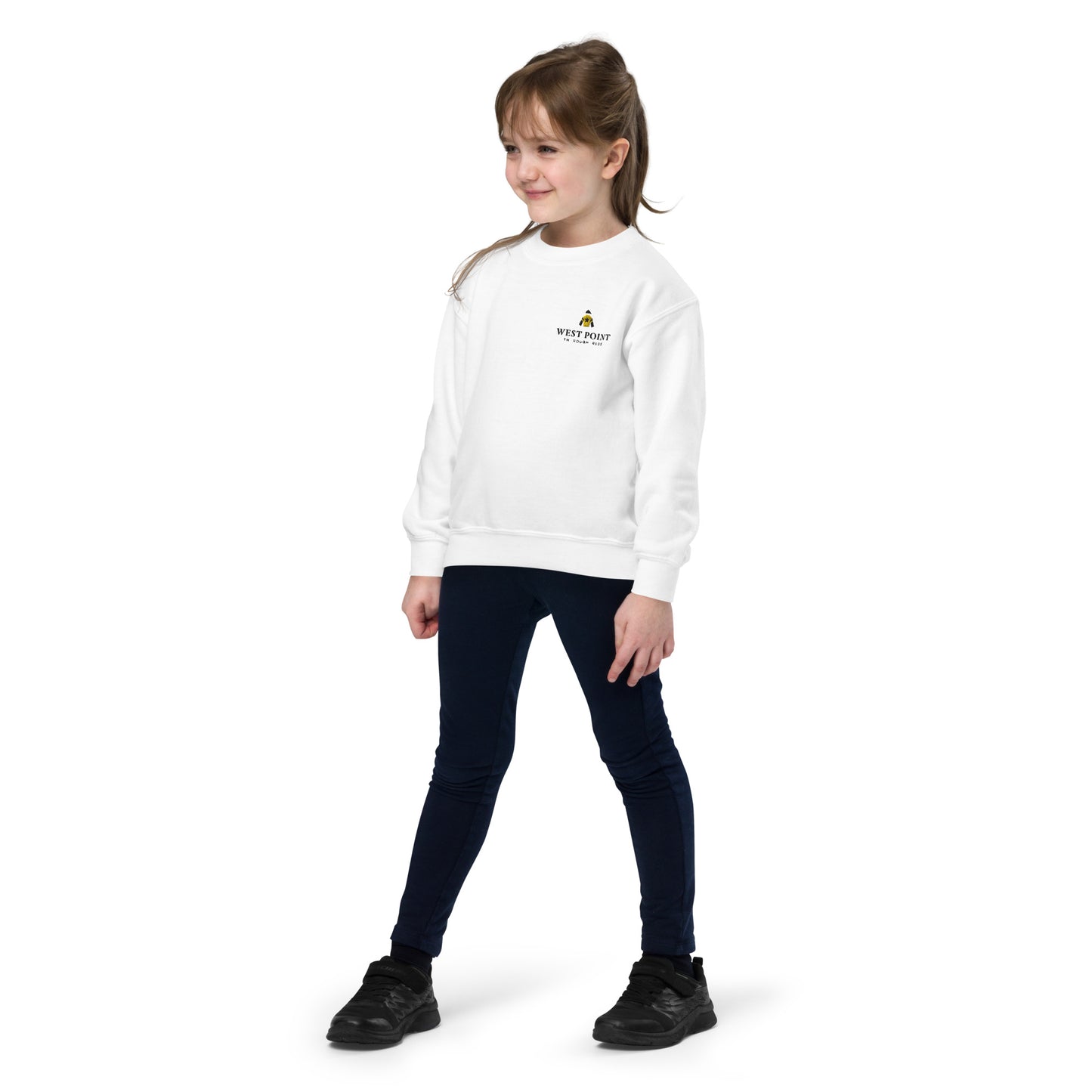 Kids West Point Crewneck Sweatshirt - White