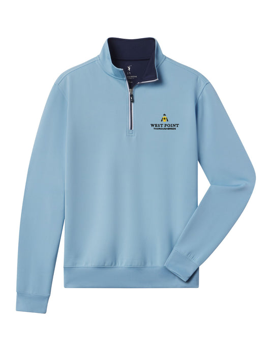 Mens Light Blue Quarter Zip