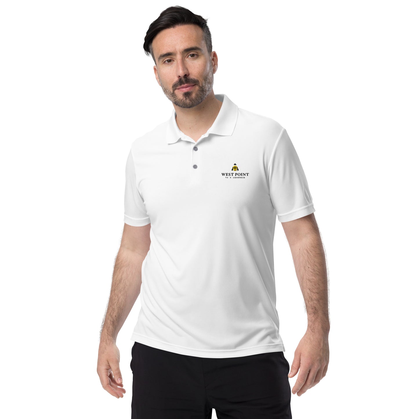 Men's White Polo