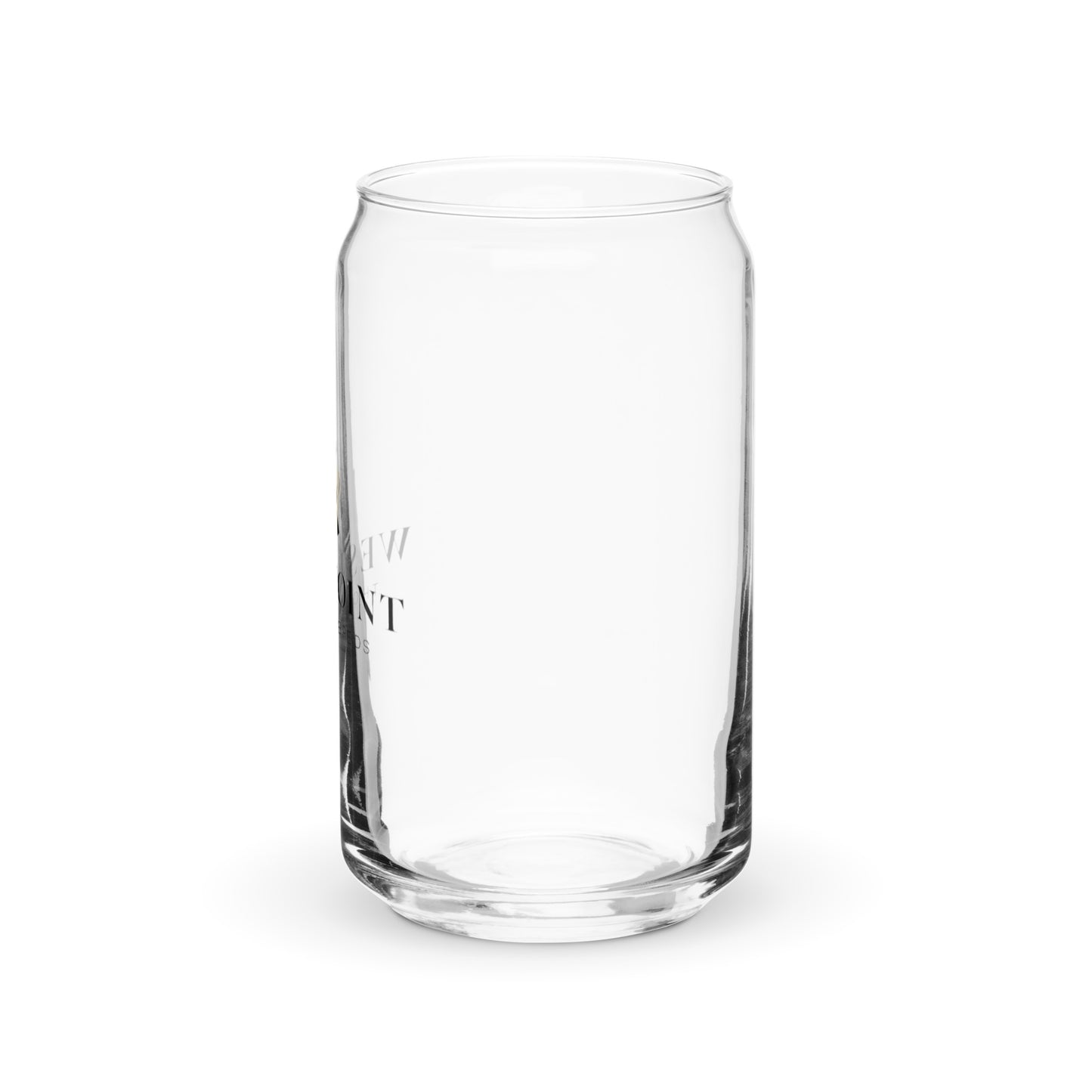 Can-shaped glass