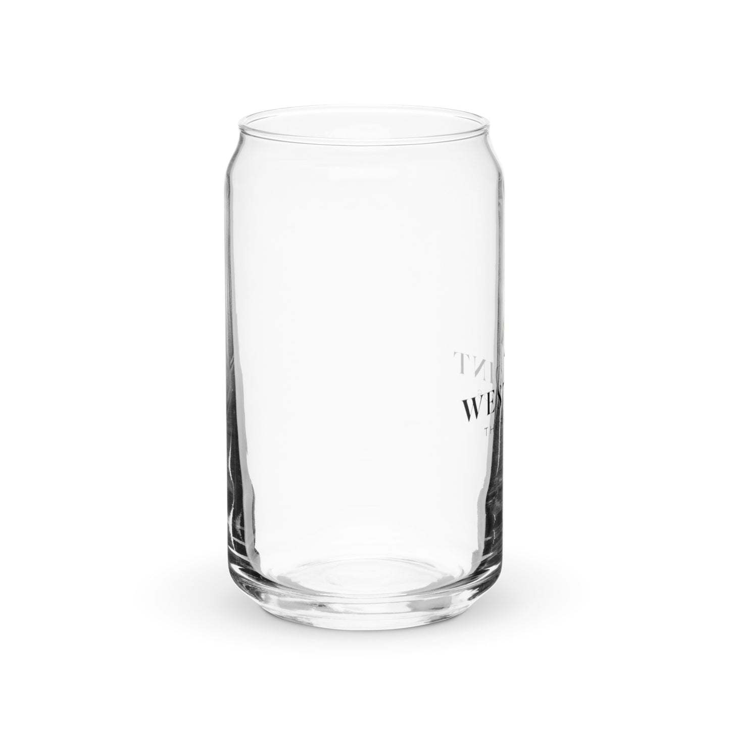 Can-shaped glass