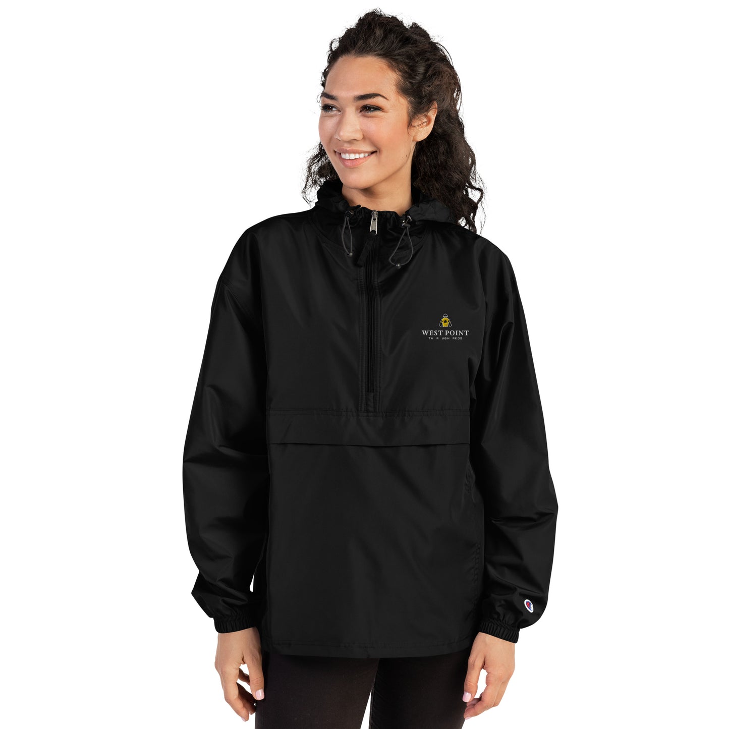 Women's Embroidered Rain Jacket