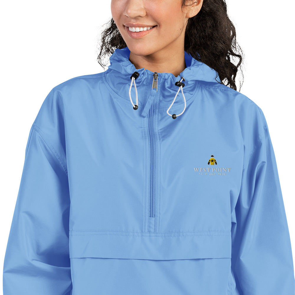 Women's Embroidered Rain Jacket