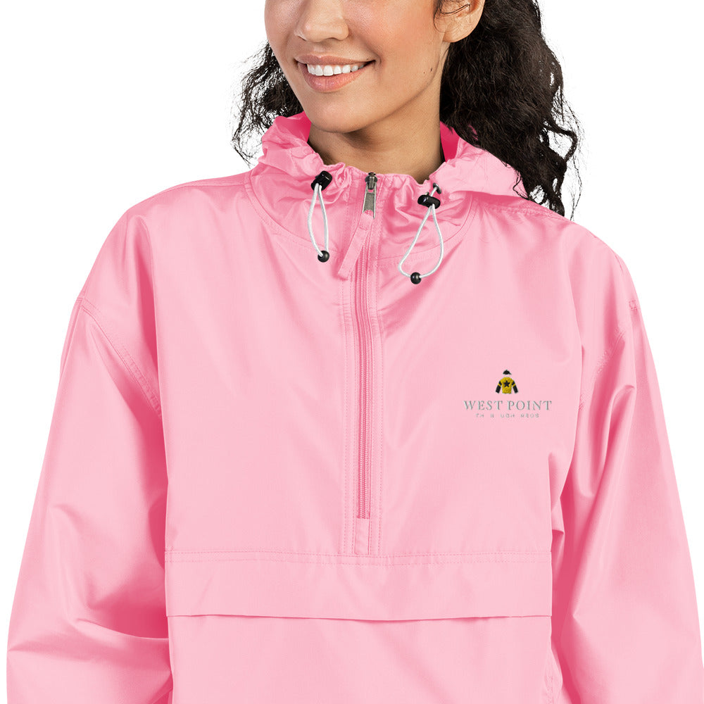 Women's Embroidered Rain Jacket